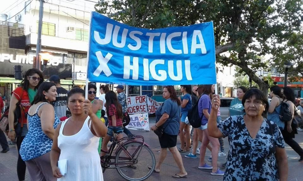 imagen "Higui está detenida injustamente por intentar defenderse"