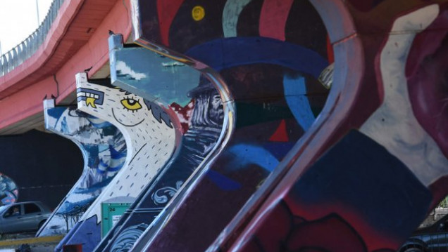 imagen Los murales del Bicentenario le darán vida al nudo vial de Costanera
