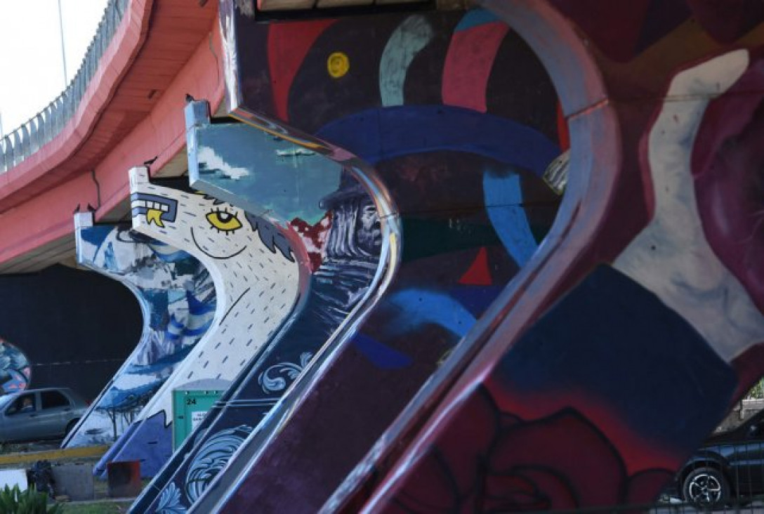 imagen Los murales del Bicentenario le darán vida al nudo vial de Costanera