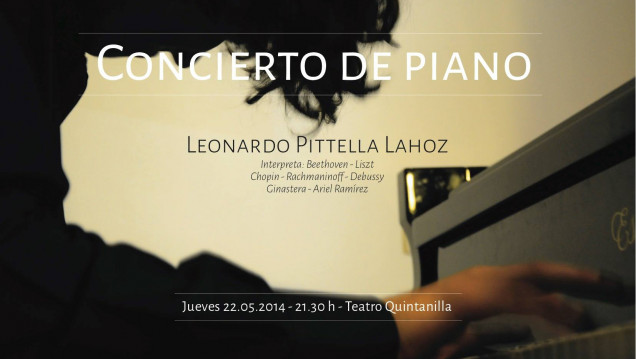 imagen Leonardo Pitella Lahoz, talento joven en concierto
