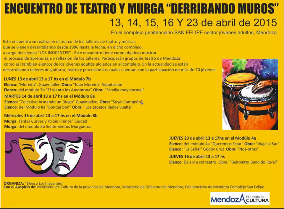 imagen El teatro y la murga derriban muros
