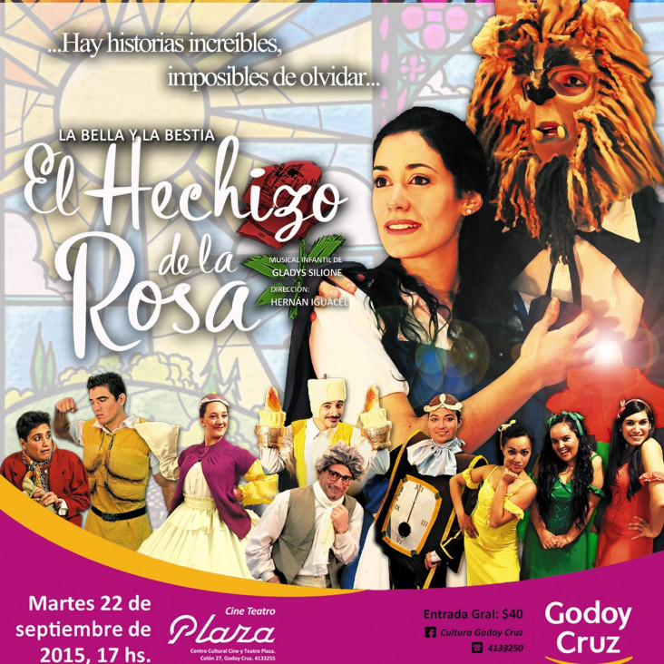 imagen "La Bella y la Bestia. El hechizo de la rosa", musical infantil en el Teatro Plaza