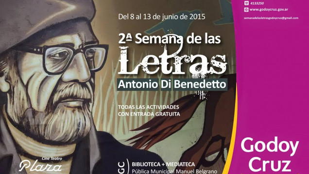 imagen Homenaje a Di Benedetto en la Semana de las Letras