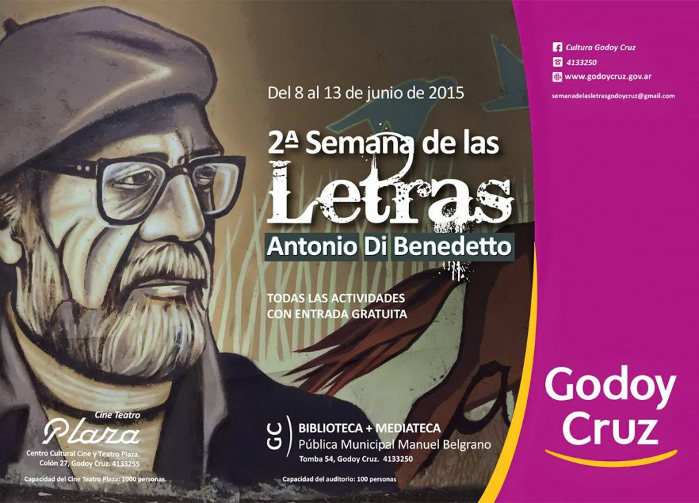 imagen Homenaje a Di Benedetto en la Semana de las Letras
