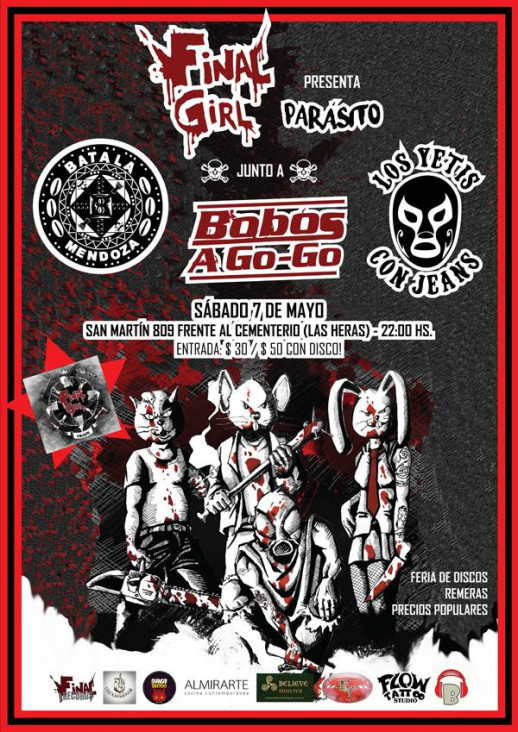 imagen Final Girl presenta su primer disco "PARÁSITO" este sábado 7 de mayo  