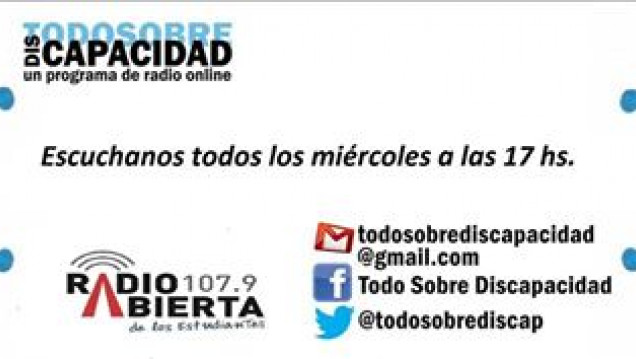 imagen Todo sobre discapacidad: un programa de radio inclusivo 