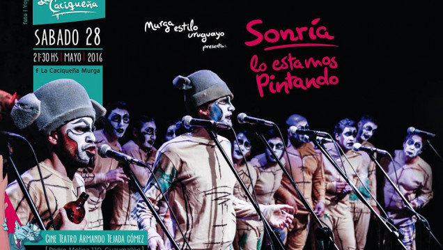 imagen  "Sonría, lo estamos pintando", en el Teatro Recreo