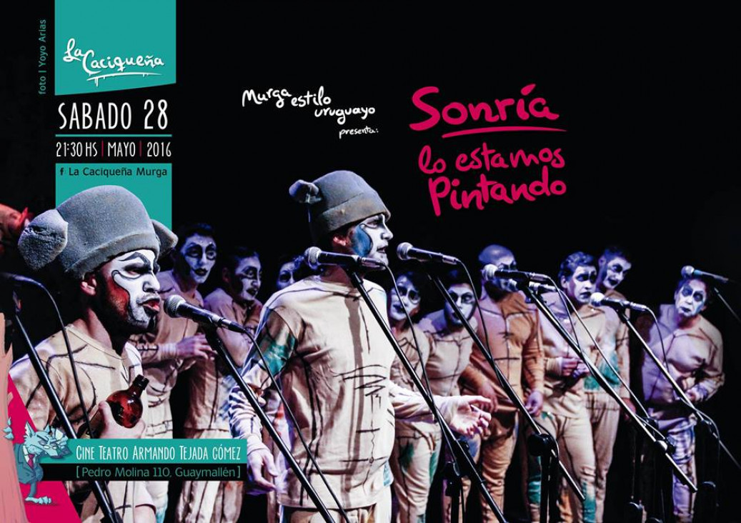imagen  "Sonría, lo estamos pintando", en el Teatro Recreo