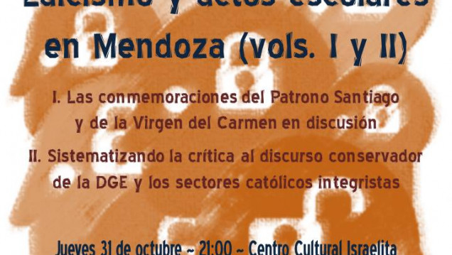 imagen Presentación del cuadernillo "Laicismo y actos escolares en Mendoza"