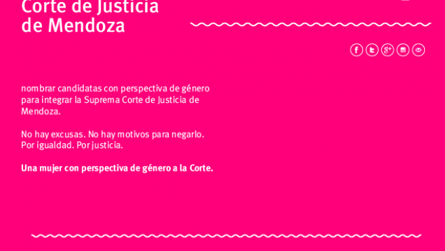 imagen Una mujer en la Corte: "el Gobernador tiene la oportunidad histórica de conseguirlo"