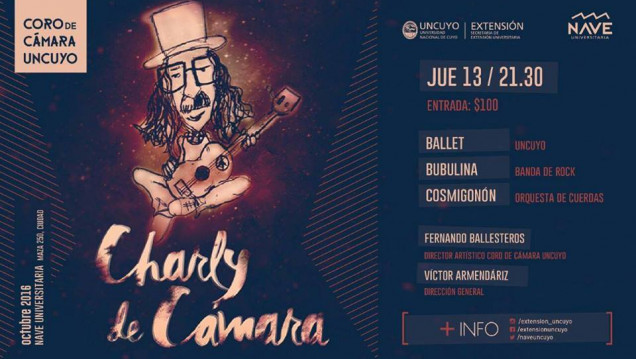 imagen Homenaje a Charly García en la Nave Universitaria 