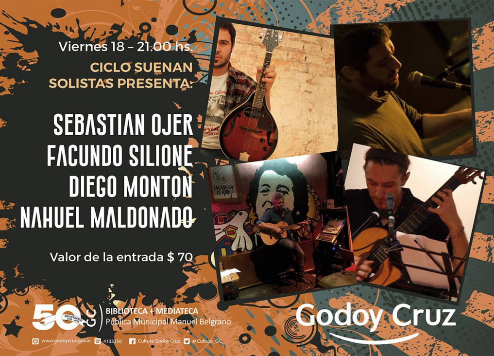 imagen Cuatro solistas sonarán en la Mediateca