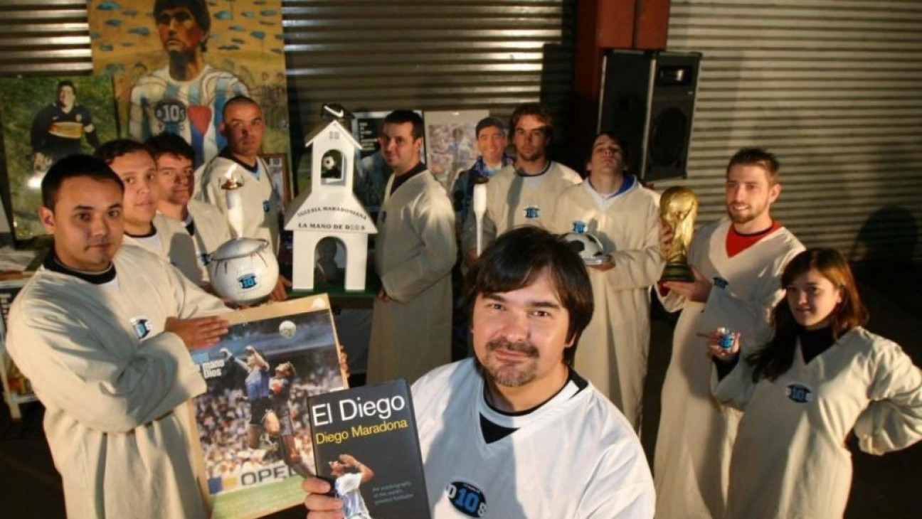 imagen "Dalma nos pidió que sigamos con la Iglesia Maradoniana"