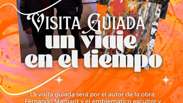 imagen El artista Fernando Margarit conmueve, junto al escultor Luis Battaglia, con la muestra pictórica "Visita guiada, un viaje en el tiempo"