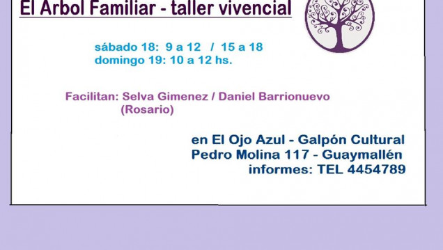 imagen Taller Vivencial en El Ojo Azul Galpón Cultural