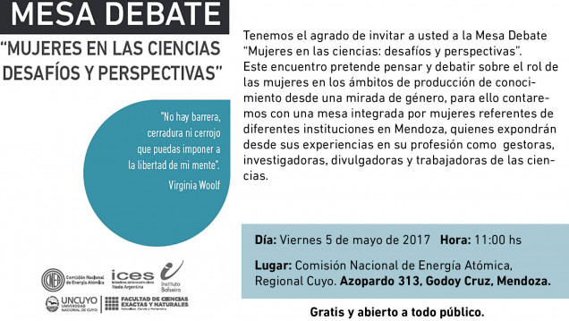 imagen Especialistas debatirán sobre el rol de la mujer en la Ciencia