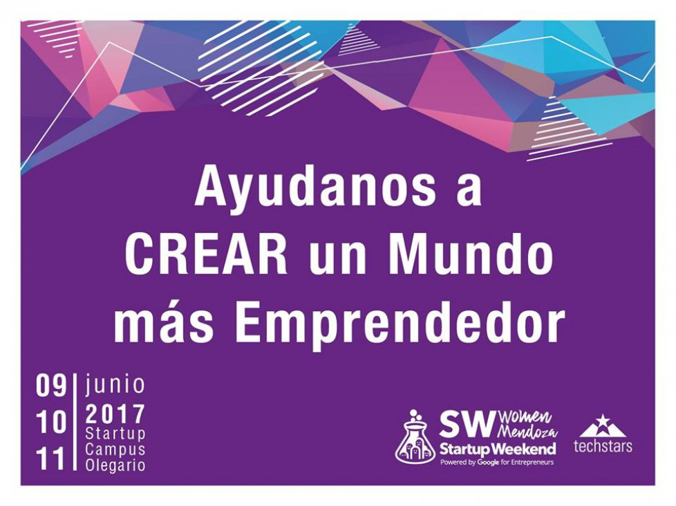 imagen Este viernes comienza el Startup Weekend Women Mendoza