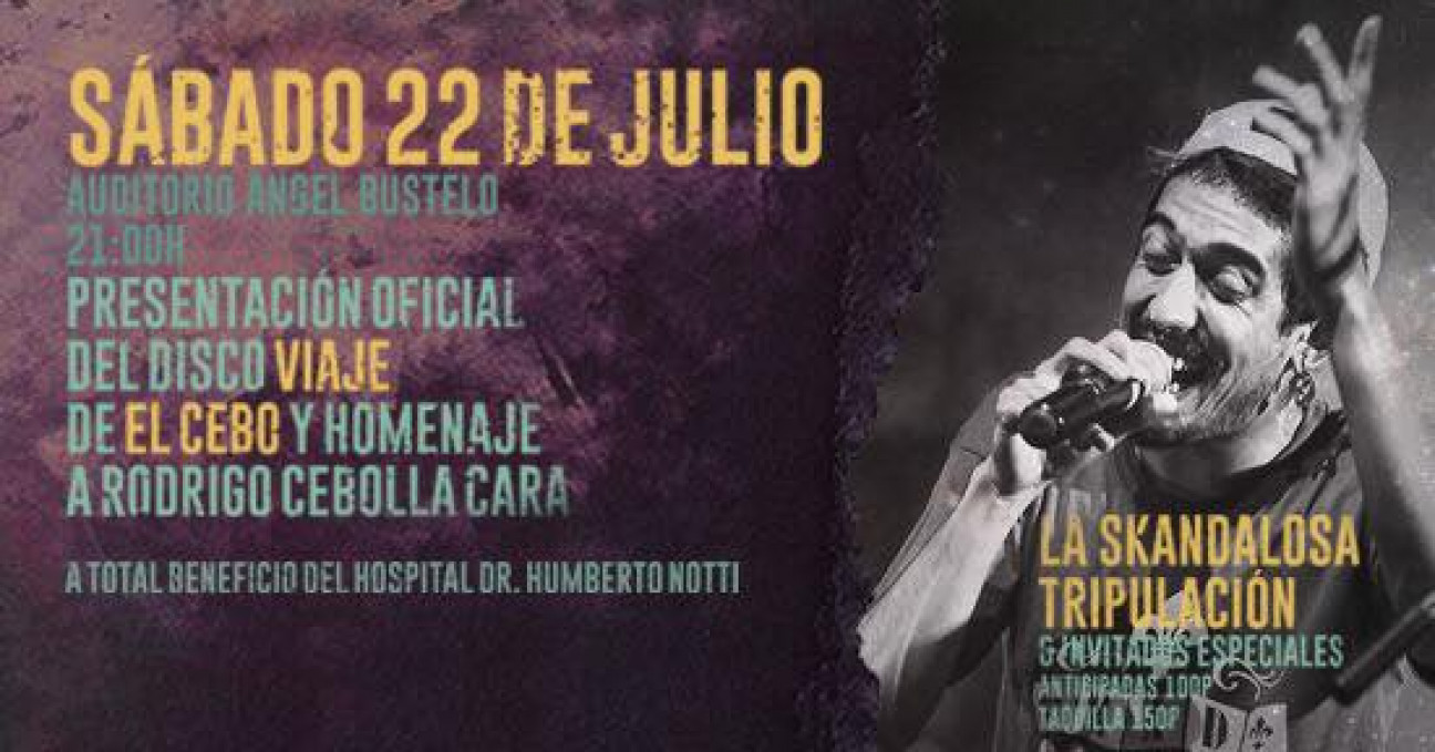 imagen Junto a artistas invitados, La Skandalosa le rinde un homenaje al "Cebo"