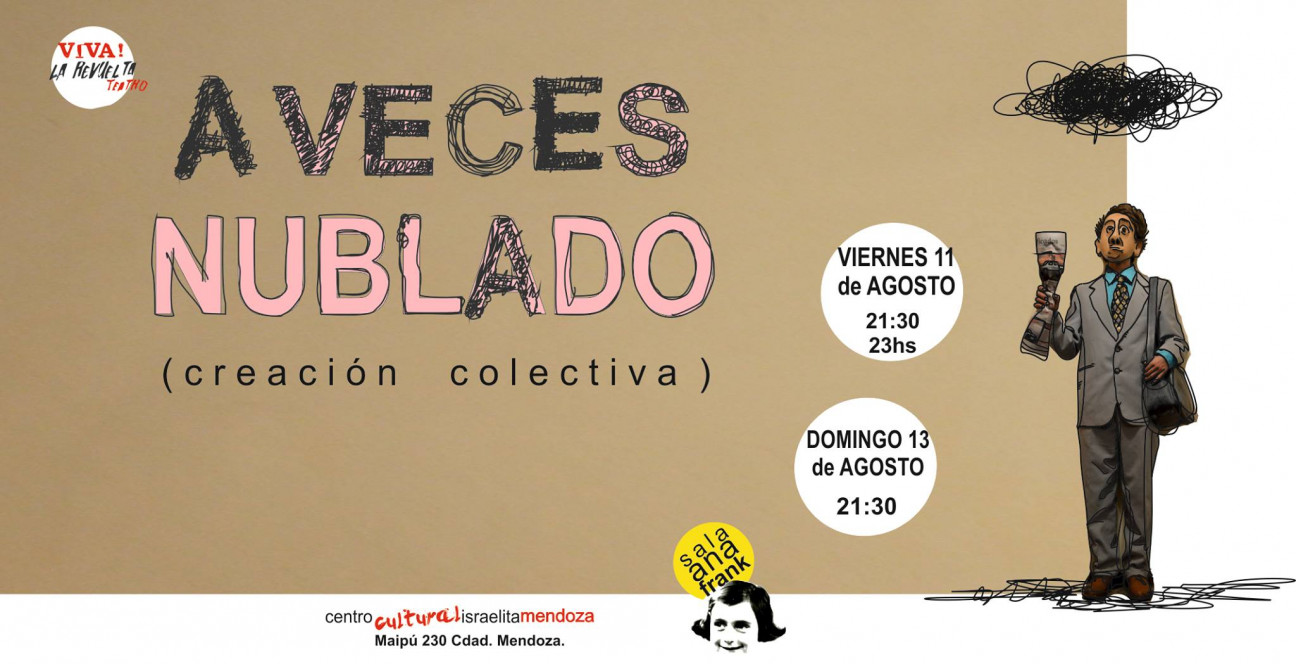 imagen "A veces, nublado", este fin de semana en la Sala Ana Frank