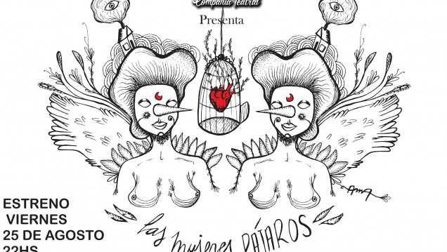imagen Bohemia Compañía Teatral estrena este viernes la obra "Las Mujeres Pájaros"