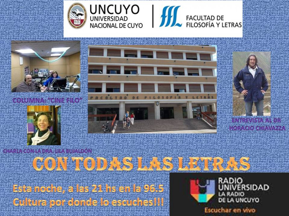 imagen Esta Noche a las 21:00 hs. en el Programa "Con Todas Las Letras"