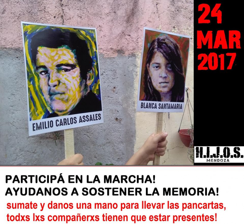 imagen Convocan a la marcha por la memoria