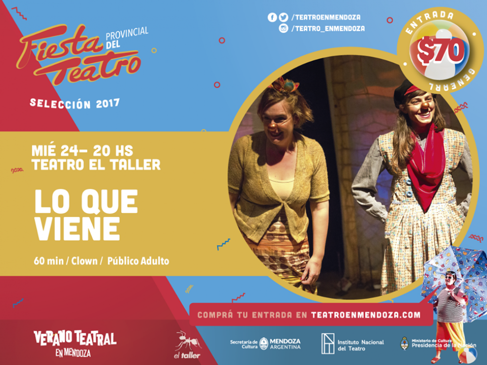 imagen El clown dice "presente" en la Fiesta Provincial del Teatro