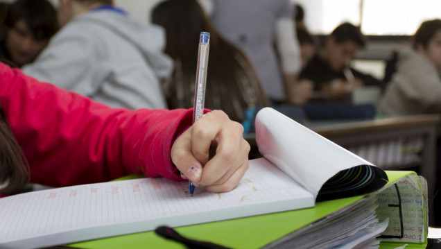 imagen Hubo una concentración en Mendoza contra el cierre de cursos educativos