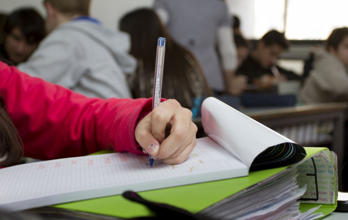 imagen Hubo una concentración en Mendoza contra el cierre de cursos educativos