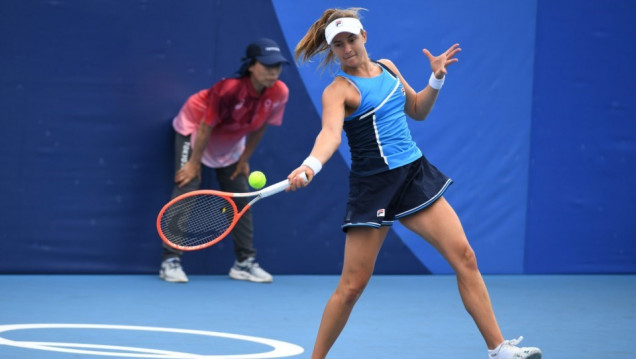 imagen Nadia Podoroska eliminada en singles de Tokio 2020