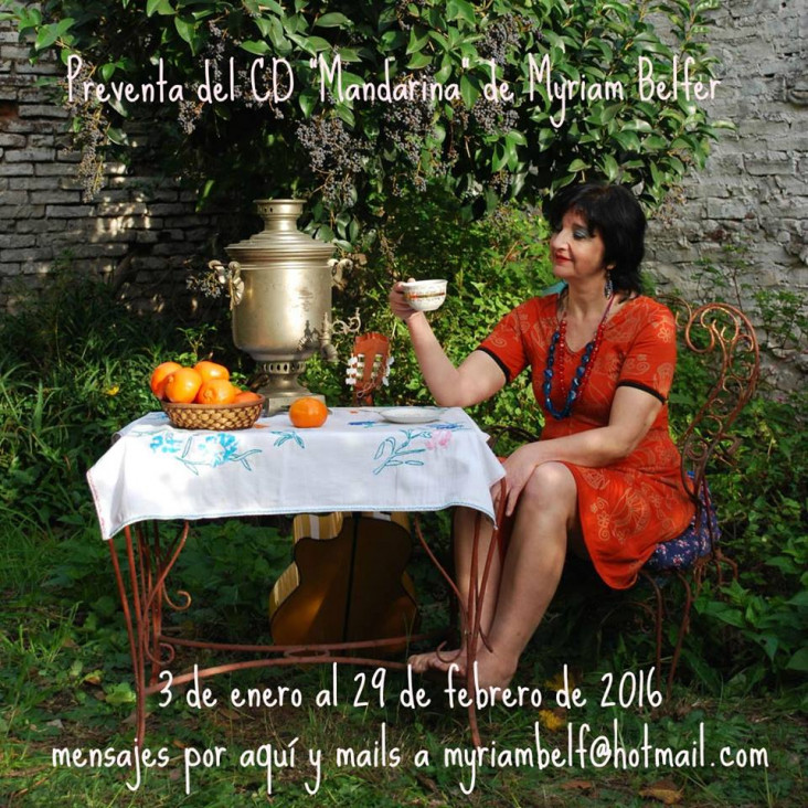 imagen Myriam Belfer presentó "Mandarina" en Okupas