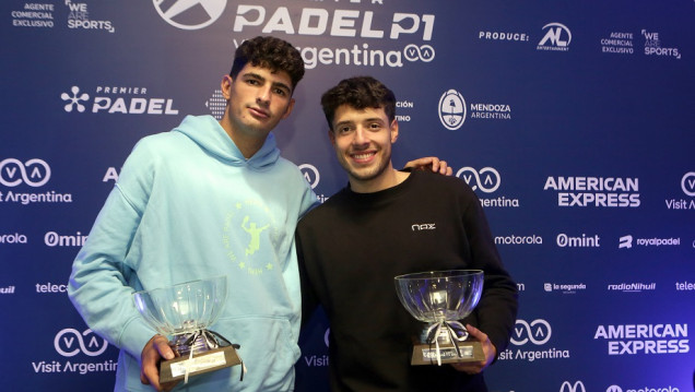 imagen Arturo Coello y Agustín Tapia son los campeones del Mendoza Premier Pádel
