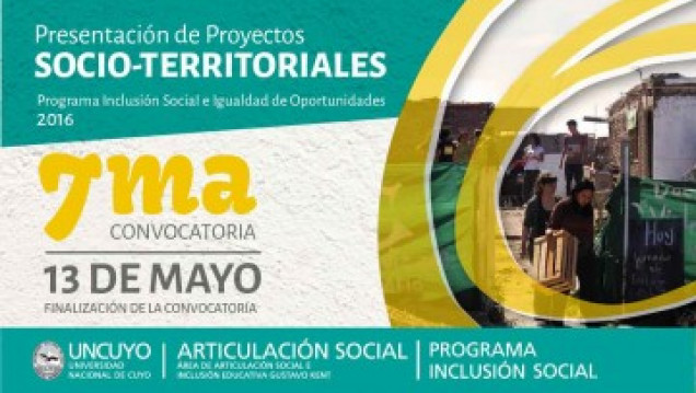 imagen 7ma Convocatoria a Proyectos Socio-Territoriales