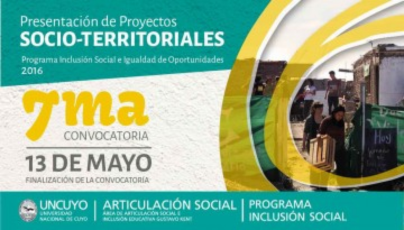 imagen 7ma Convocatoria a Proyectos Socio-Territoriales