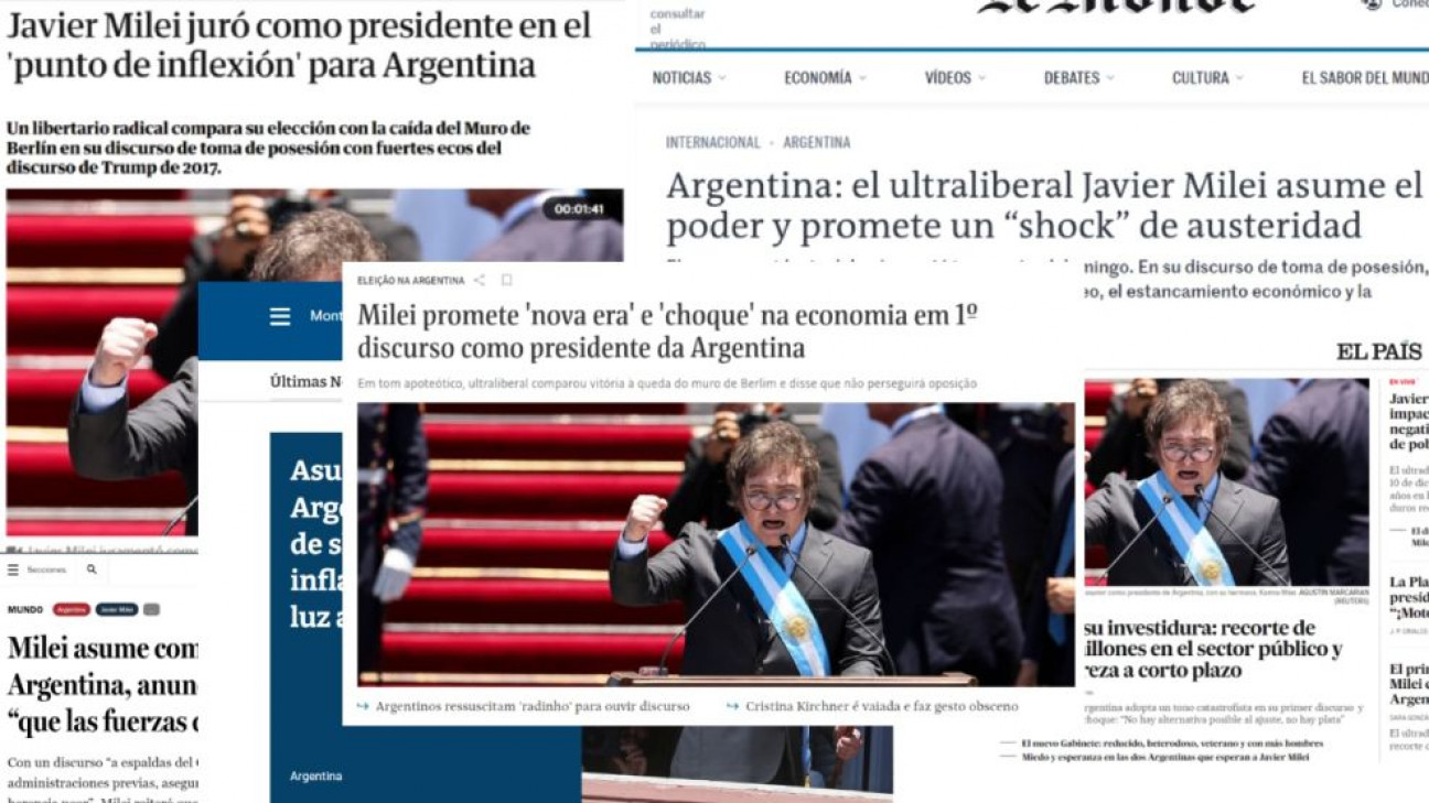 imagen Javier Milei: cómo lo ve la prensa extranjera