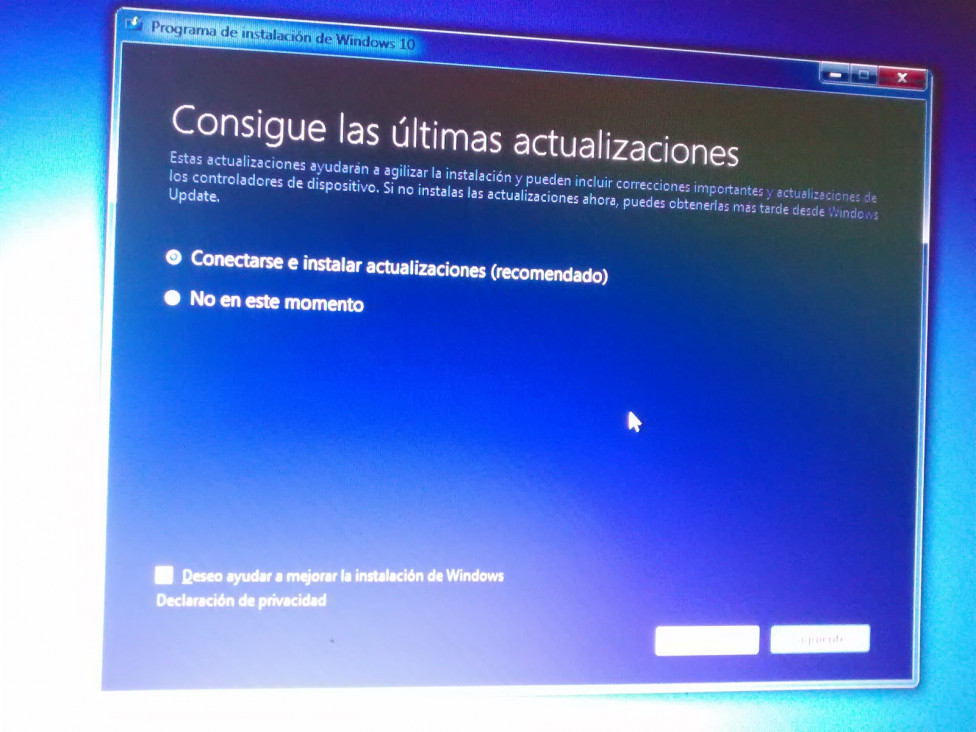 imagen Actualizar o no actualizar, esa es la cuestión