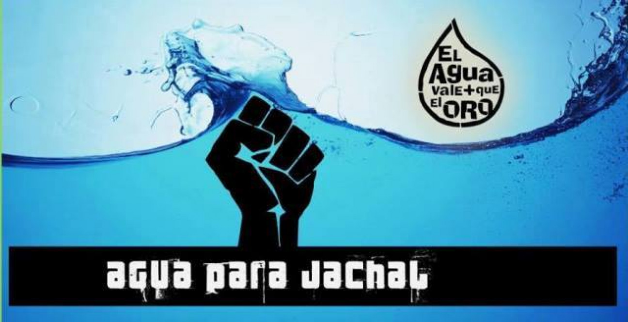 imagen Recolectan agua envasada para Jáchal