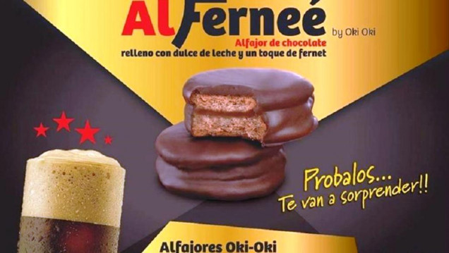 imagen El nuevo invento cordobés: un alfajor de fernet 