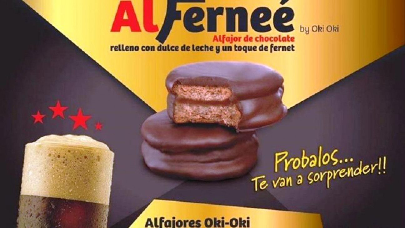 imagen El nuevo invento cordobés: un alfajor de fernet 