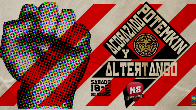imagen Toda la intensidad del tango y el rock: Altertango y Acorazado Potemkin