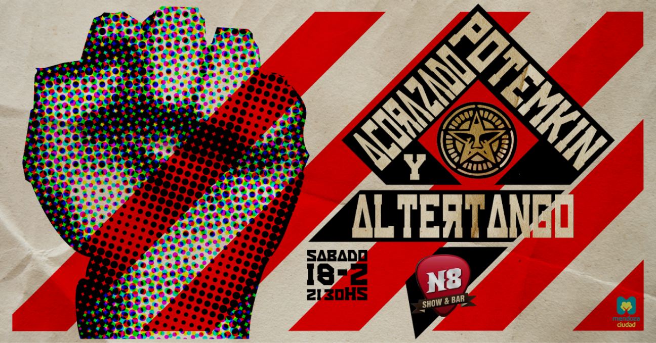 imagen Toda la intensidad del tango y el rock: Altertango y Acorazado Potemkin