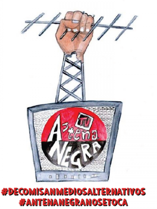 imagen Decomisan violentamente los equipos de medio alternativo