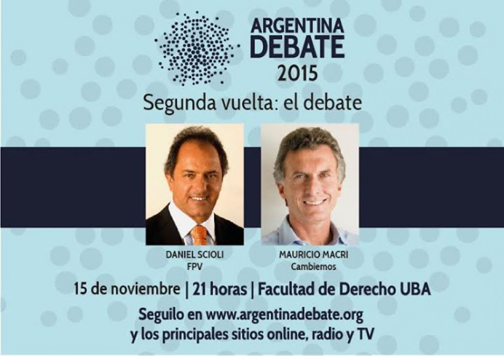 imagen Argentina Debate: "El motor será la interacción entre los candidatos"
