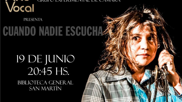 imagen Arte Vocal presenta "Cuando nadie escucha"