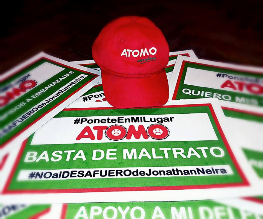 imagen Jonathan Neira en defensa de los derechos de los trabajadores