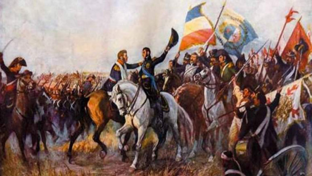 imagen Pasión por la historia: dos mendocinos inventaron un juego sobre la Batalla de Maipú