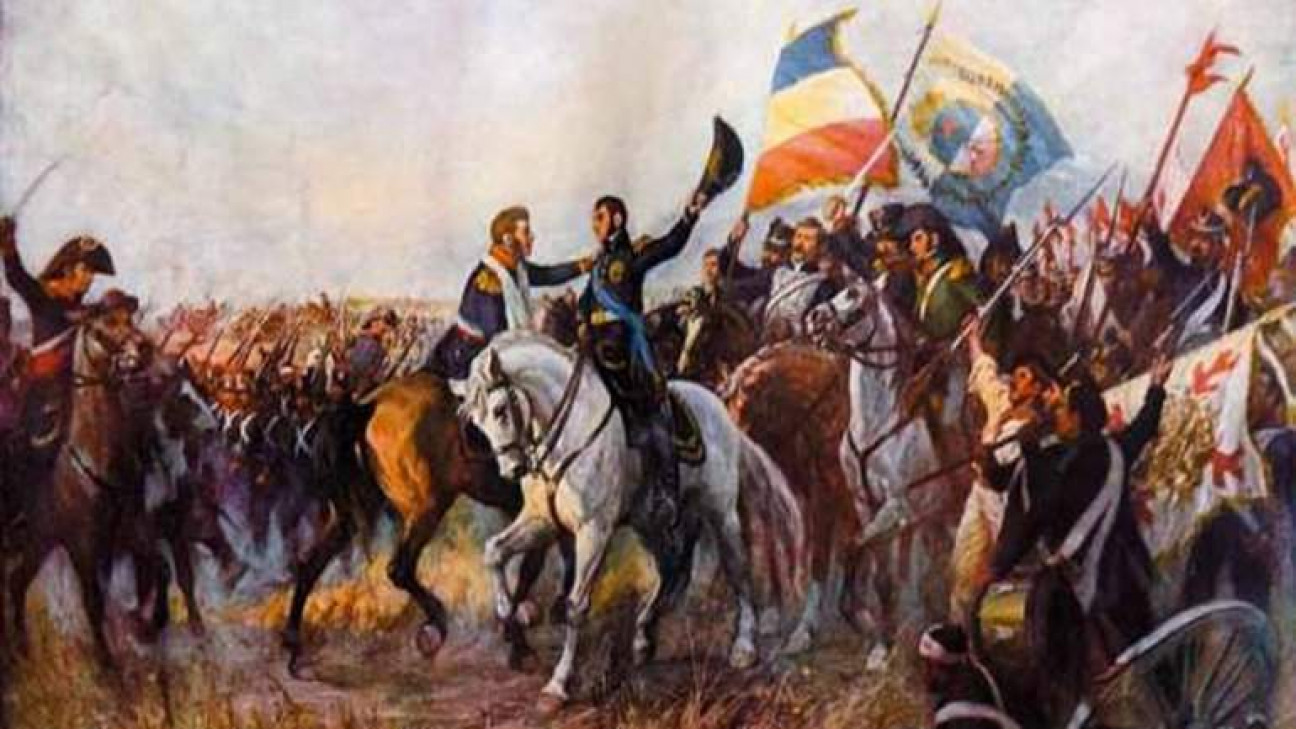 imagen Pasión por la historia: dos mendocinos inventaron un juego sobre la Batalla de Maipú