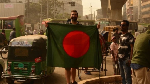 imagen "El amor de Bangladesh por los colores argentinos no se ve en todos lados"