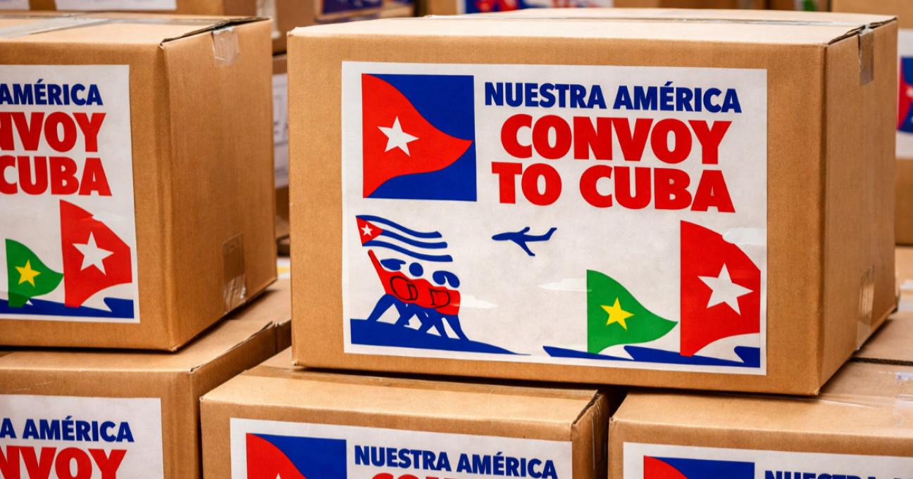 imagen Convoy solidario busca aliviar la crisis en Cuba