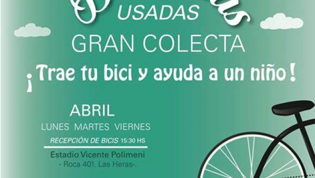 imagen Las Heras reciclará bicicletas para que los vecinos las utilicen
